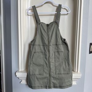 SO Women's Overalls Dress Olive Green Size Small